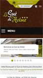 Mobile Screenshot of le-gue-du-holme.com